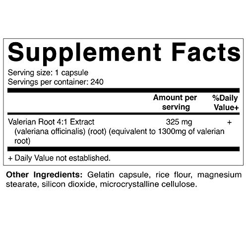 Foto 4 pulgar | Suplemento Vitamínico de Raíz de Valeriana 1300 Mg 240 Cápsulas X3 - Venta Internacional