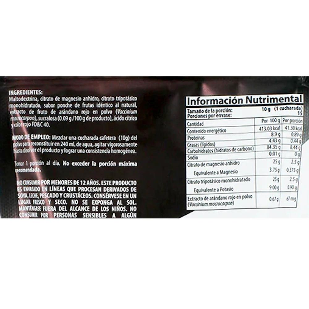 Foto 3 pulgar | Citrato De Magnesio Potasio150 G Ponche De Frutas Natural Health