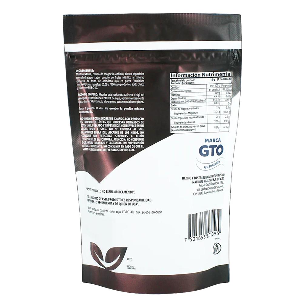 Foto 4 pulgar | Citrato De Magnesio Potasio150 G Ponche De Frutas Natural Health
