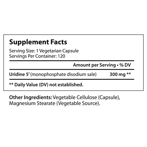 Foto 3 pulgar | Suplemento De Monofosfato De Uridina Longlife Nutri 300 Mg X 120 - Venta Internacional
