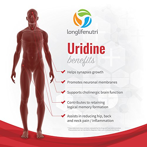 Foto 6 pulgar | Suplemento De Monofosfato De Uridina Longlife Nutri 300 Mg X 120 - Venta Internacional