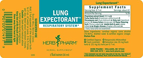 Foto 3 pulgar | Suplemento Herb Pharm Expectorante Pulmonar 30 Ml Fórmula A Base De Hierbas - Venta Internacional
