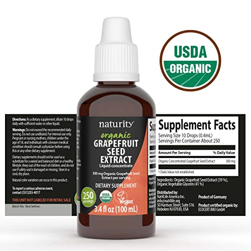 Foto 4 pulgar | Suplemento De Extracto De Semilla De Pomelo Orgánico Naturity, 100 Ml - Venta Internacional