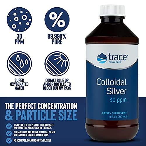 Foto 4 pulgar | Suplemento De Plata Coloidal Trace Minerals Research 240 Ml 30 - Venta Internacional