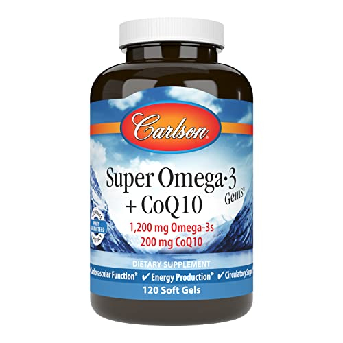 Foto 2 pulgar | Suplemento Carlson Super Omega-3 Gems + Coq10 120 Cápsulas Blandas - Venta Internacional