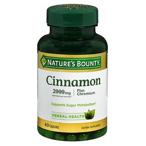 Foto 2 pulgar | Suplemento Nature's Bounty Cinnam+chromium 60 Cápsulas - Venta Internacional