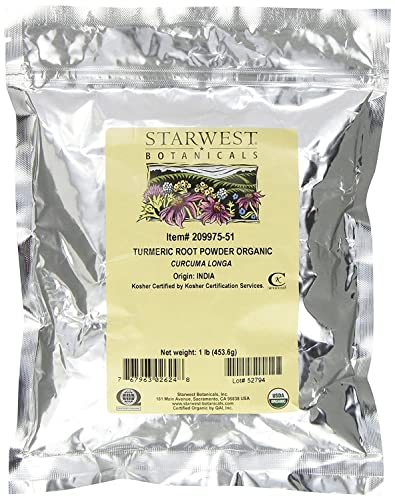 Polvo de Cúrcuma Starwest Botanicals Organic 454 G - Venta Internacional