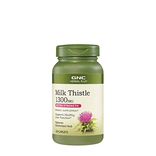 Foto 2 pulgar | Suplemento Gnc Herbal Plus Milk Thistle 1300 Mg 120 Cápsulas - Venta Internacional