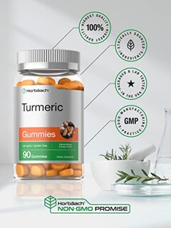 Foto 5 | Suplemento Horbaach, Gomitas De Cúrcuma, 90 Unidades, Veganas - Venta Internacional.