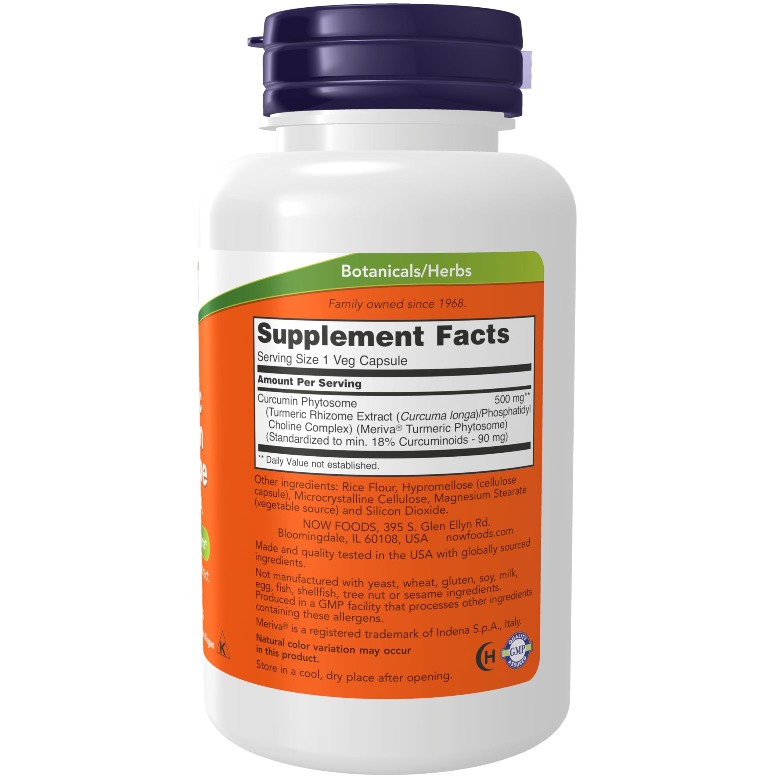 Foto 3 pulgar | Suplemento Now Curcumin Phytosome Bio-enhanced 60 Cápsulas Vegetarianas - Venta Internacional
