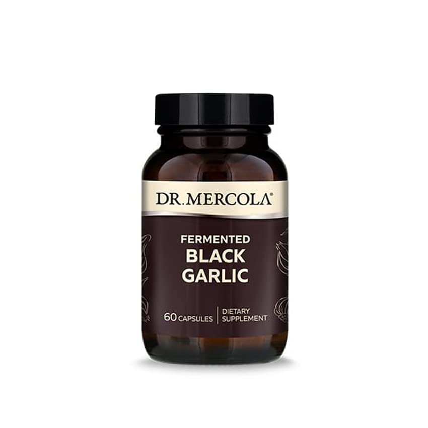 Foto 2 pulgar | Suplemento Dietético Dr. Mercola Fermentado Black Garlic 60 Cápsulas - Venta Internacional