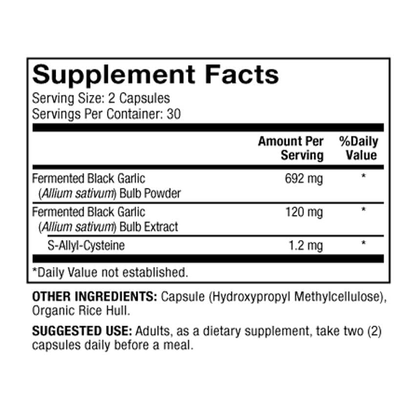 Foto 4 pulgar | Suplemento Dietético Dr. Mercola Fermentado Black Garlic 60 Cápsulas - Venta Internacional