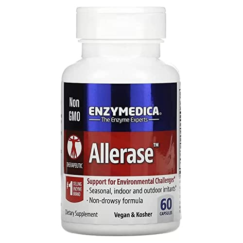 Foto 2 pulgar | Suplemento Enzymedica Allerase No Somnoliento 60 Cápsulas - Venta Internacional