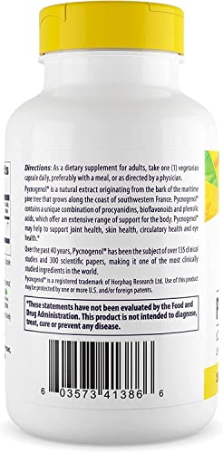 Foto 4 pulgar | Suplemento de Pycnogenol Healthy Origins 150 Mg 60 Cápsulas Vegetarianas - Venta Internacional