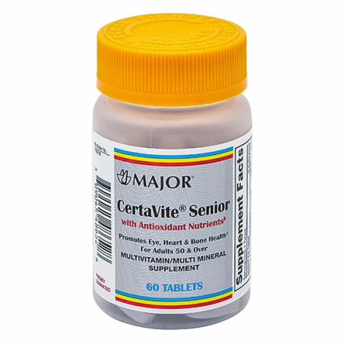 Foto 2 pulgar | Suplemento Certa-vite Senior 60 Comprimidos De Major Pharmaceuticals - Venta Internacional.