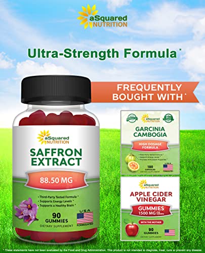 Foto 6 pulgar | Extracto de Gomitas de Azafrán aSquared Nutrition - Venta Internacional