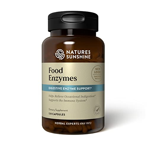 Foto 2 pulgar | Suplemento Nature's Sunshine Food Enzymes 120 Cápsulas - Venta Internacional.