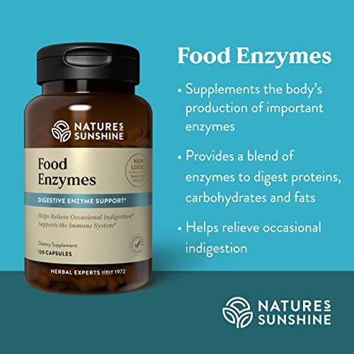 Foto 5 pulgar | Suplemento Nature's Sunshine Food Enzymes 120 Cápsulas - Venta Internacional.