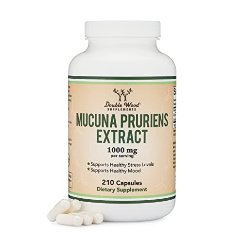 Foto 5 | Suplemento de Extracto de Mucuna Pruriens de Double Wood 210 Cápsulas - Venta Internacional