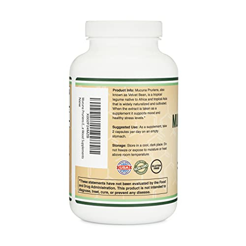 Foto 8 pulgar | Suplemento de Extracto de Mucuna Pruriens de Double Wood 210 Cápsulas - Venta Internacional
