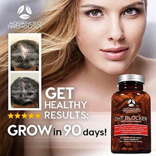 Foto 3 | Suplemento para el Crecimiento del Cabello Advanced Trichology Dht Blocker - Venta Internacional