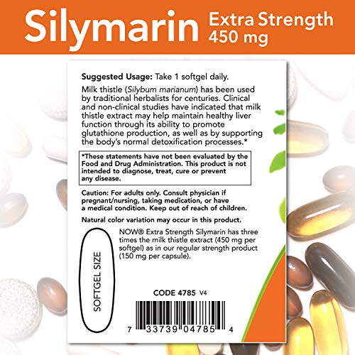 Foto 3 | Suplemento Now Cardo Mariano con Silimarina 450 mg 120 Cápsulas Blandas - Venta Internacional
