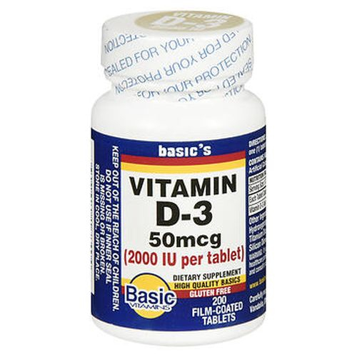 Foto 2 pulgar | Suplemento de Vitaminas Básicas Vitamina D-3 Natural 200 Comprimidos - Venta Internacional