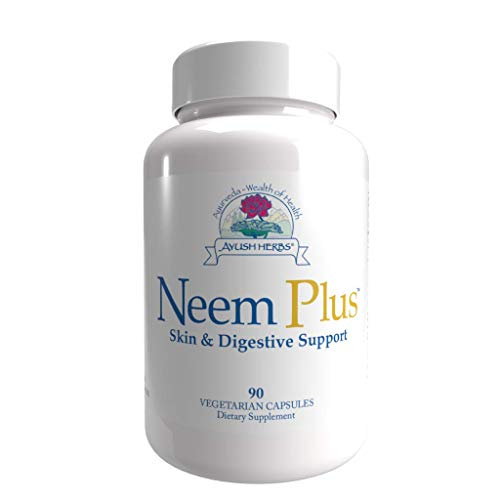 Foto 2 pulgar | Suplemento Ayush Herbs Neem Plus 90 Cápsulas - Venta Internacional.