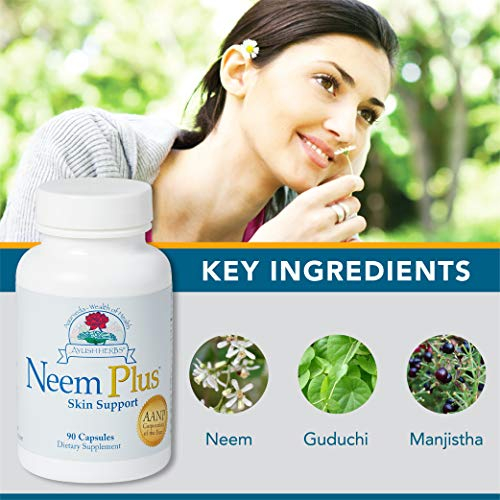 Foto 5 pulgar | Suplemento Ayush Herbs Neem Plus 90 Cápsulas - Venta Internacional.