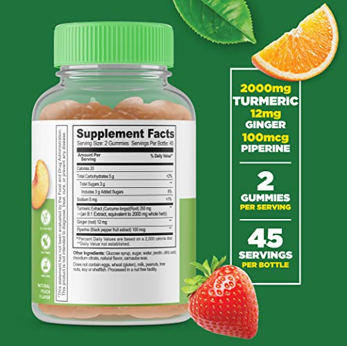 Foto 3 pulgar | Suplemento Vitaworks Lifeable Curcumina 2000 mg 90 Gomitas - Venta Internacional