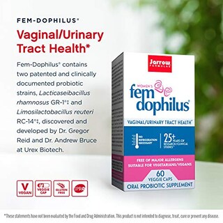 Foto 3 | Suplemento Jarrow Formulas Fem-dophilus 60 Cápsulas Vegetarianas - Venta Internacional.