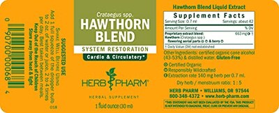 Foto 2 | Extracto Líquido Herb Pharm, Mezcla De Espino Blanco, 30 Ml, Cardiovascular - Venta Internacional.