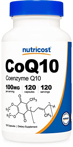 Foto 2 pulgar | Suplemento Nutricost CoQ10 100 mg 120 Cápsulas Vegetarianas - Venta Internacional