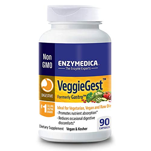 Foto 2 pulgar | Enzimas Digestivas Enzymedica Veggiegest 90 Cápsulas - Venta Internacional