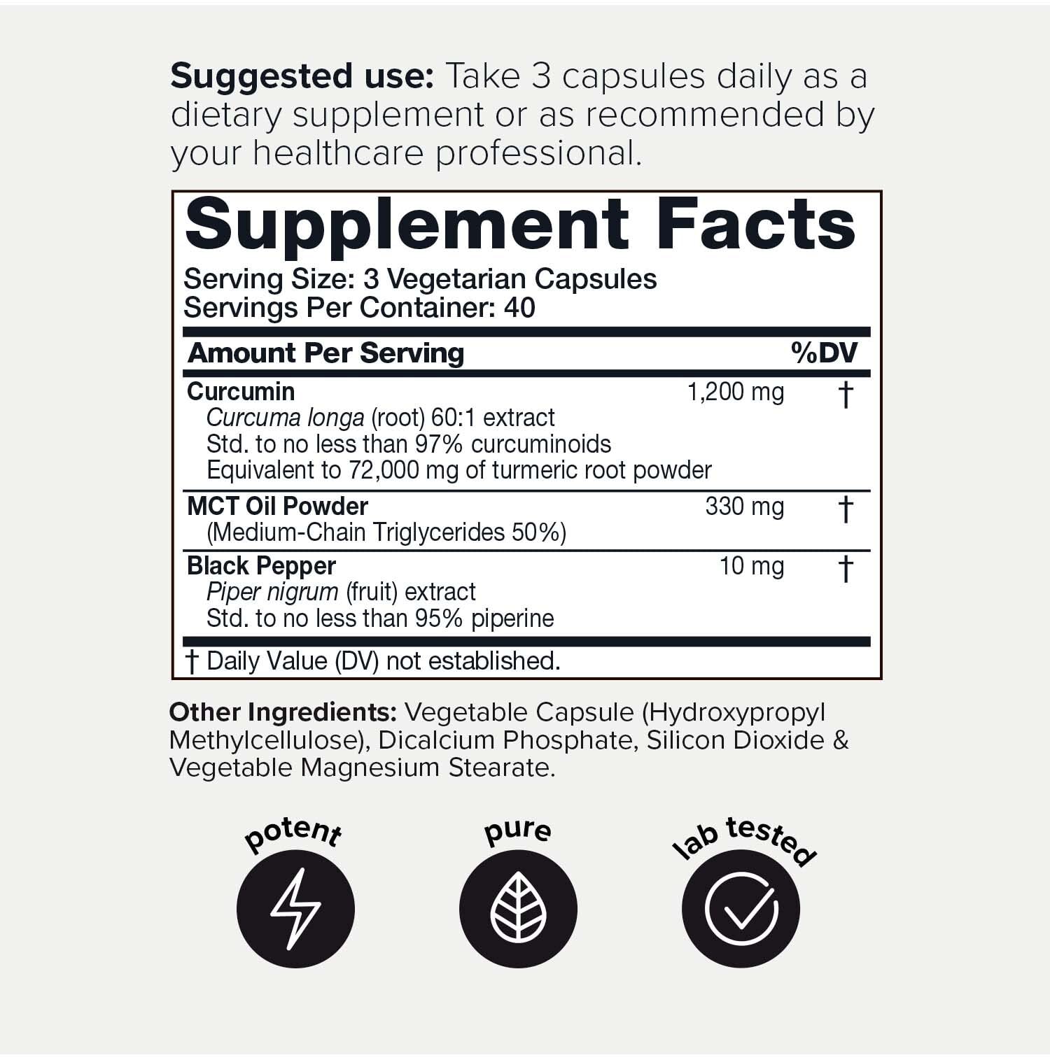 Foto 3 pulgar | Suplementos Toniiq Curcumina De Cúrcuma 72 000 Mg 60:1 200 Mg - Venta Internacional.