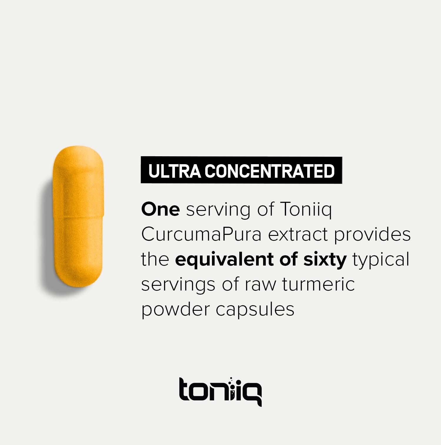 Foto 6 pulgar | Suplementos Toniiq Curcumina De Cúrcuma 72 000 Mg 60:1 200 Mg - Venta Internacional.