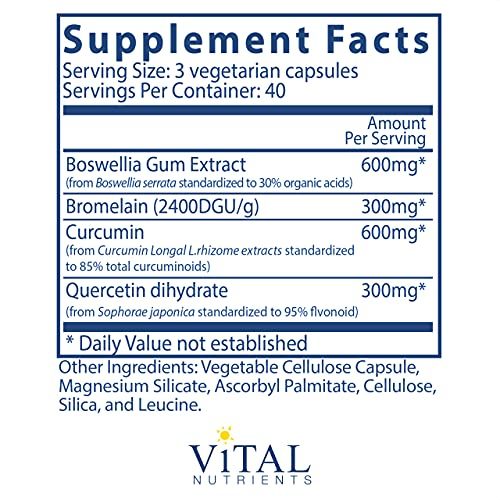 Foto 3 pulgar | Suplemento Vital Nutrients Bcq Herbal 120 Cápsulas - Venta Internacional