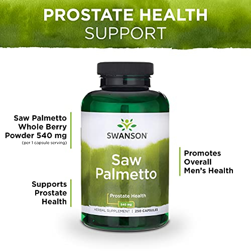 Foto 6 pulgar | Suplemento Swanson Saw Palmetto Próstata 540 Mg 250 Ca Para Hombres - Venta Internacional
