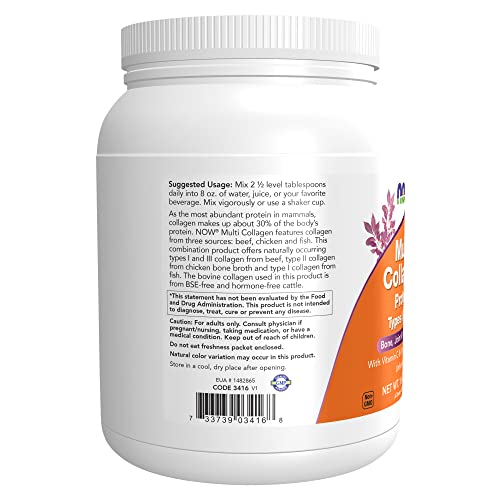 Foto 4 pulgar | Supplement Now Proteína Multicolágeno Tipos I, Ii Y Iii, 454 G - Venta Internacional.