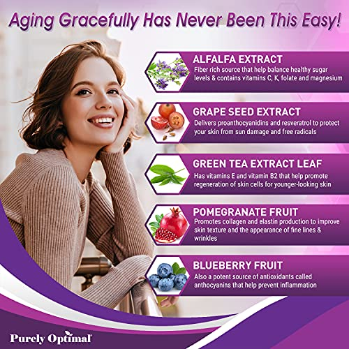 Foto 5 | Complementa 1500 Mg De Resveratrol Purely Optimal Con Antioxidante - Venta Internacional