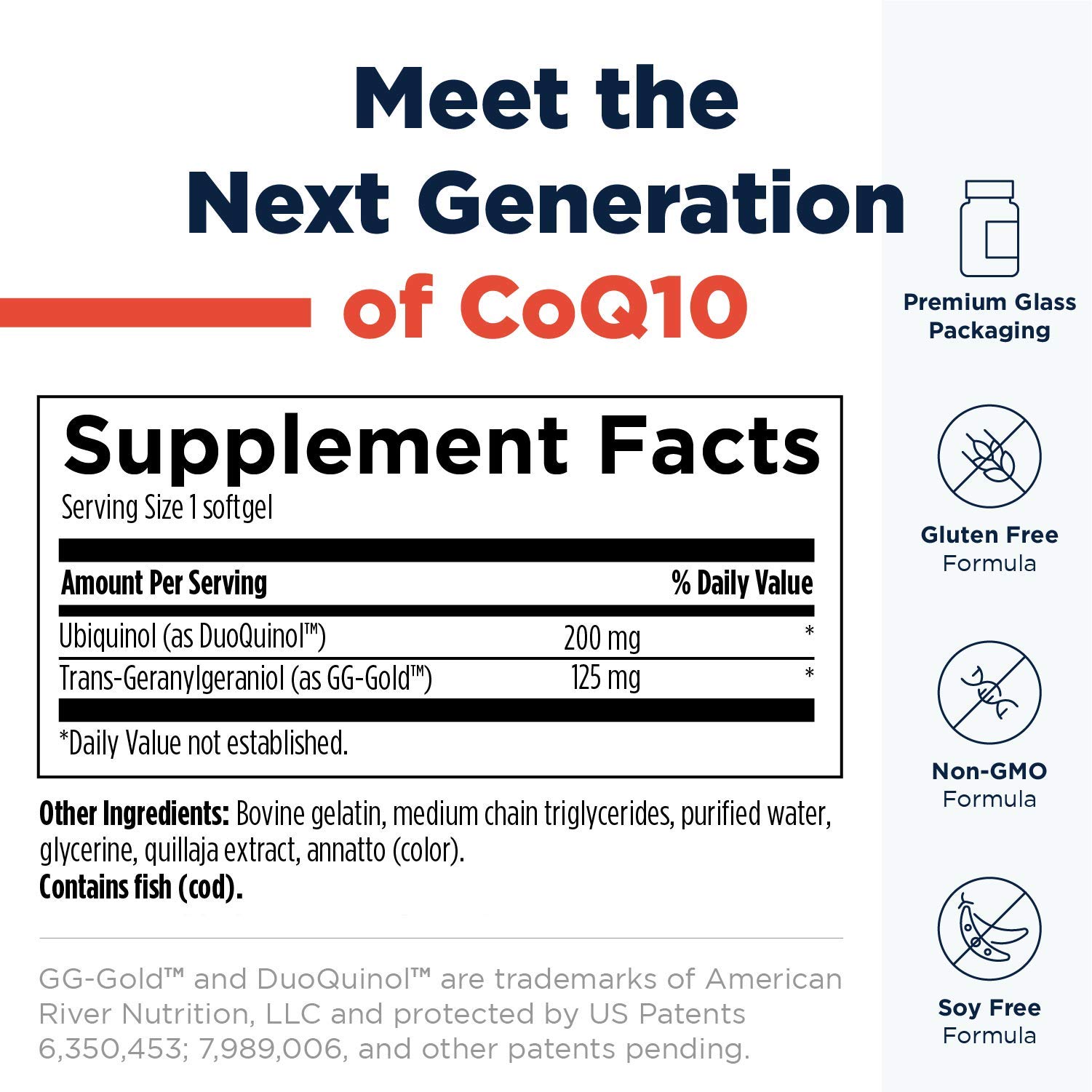 Foto 5 | Diseños de Suplementos para la Salud Coqnol 200 mg - Coq10 Ubiquinol - Venta Internacional