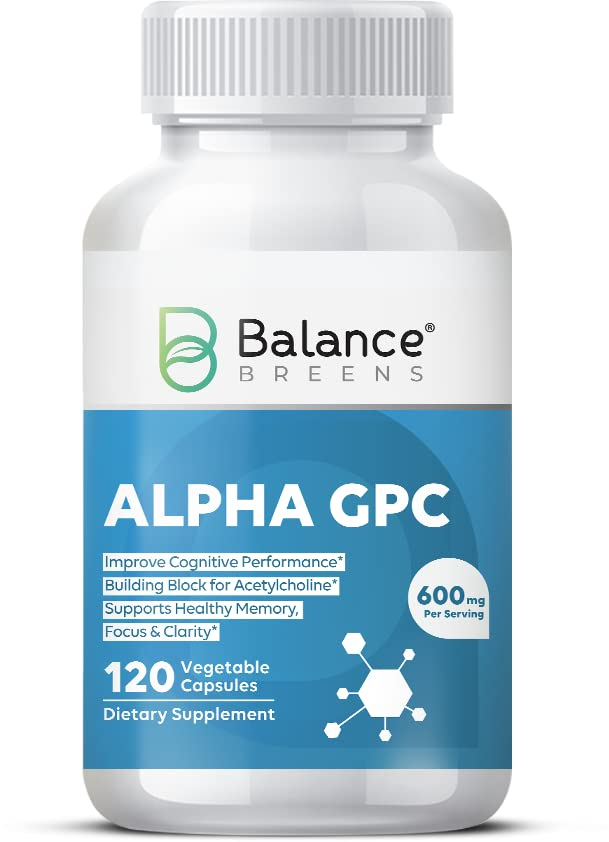 Foto 2 pulgar | Supplement Balance Breens Alpha Gpc Colina 600 Mg 120 Cápsulas - Venta Internacional.