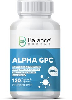 Foto 1 | Supplement Balance Breens Alpha Gpc Colina 600 Mg 120 Cápsulas - Venta Internacional.