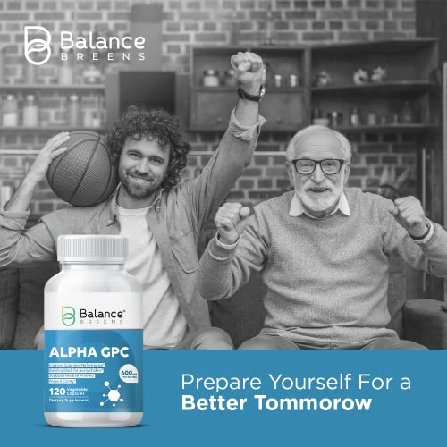 Foto 7 pulgar | Supplement Balance Breens Alpha Gpc Colina 600 Mg 120 Cápsulas - Venta Internacional.