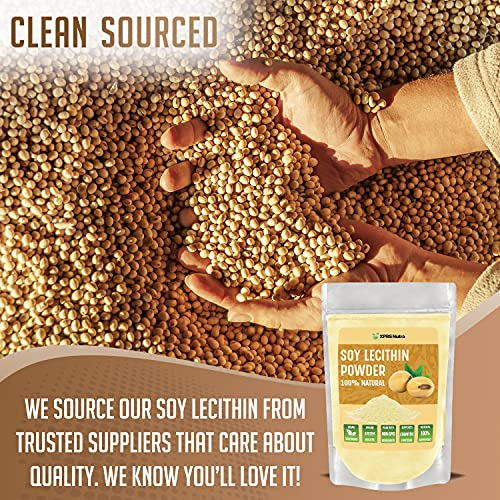 Foto 4 pulgar | Lecitina De Soja En Polvo Xprs Nutra, Emulsionante De Grasa De Grado Alimenticio 500 - Venta Internacional.