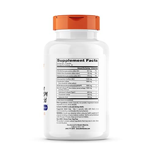 Foto 3 pulgar | Supplement Doctor's Best Glucosamina Condroitina Msm 150 Cápsulas - Venta Internacional.