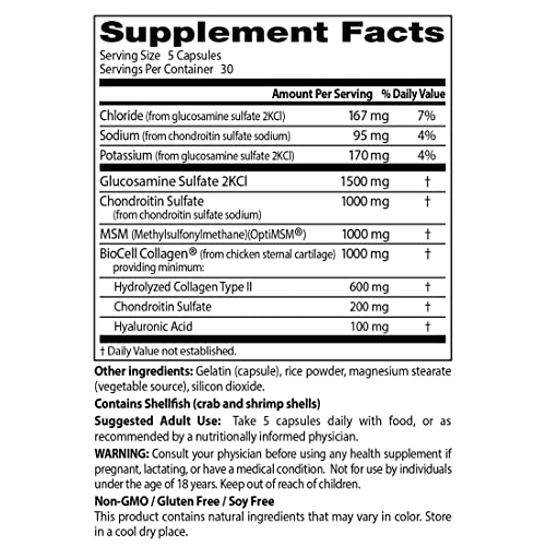 Foto 8 pulgar | Supplement Doctor's Best Glucosamina Condroitina Msm 150 Cápsulas - Venta Internacional.