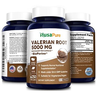 Foto 4 | Suplemento De Raíz De Valeriana Nusapure De 5000 Mg Con Bioperine 250 C - Venta Internacional.