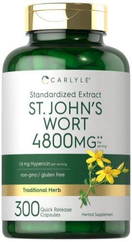 Foto 2 pulgar | Suplemento Carlyle St. John's Wort 300 Cápsulas 4800 Mg - Venta Internacional.