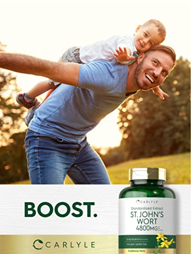 Foto 7 pulgar | Suplemento Carlyle St. John's Wort 300 Cápsulas 4800 Mg - Venta Internacional.